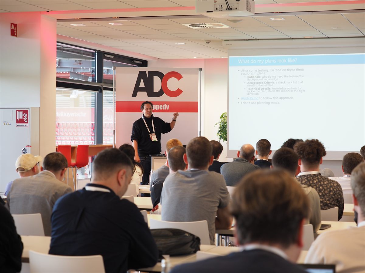 Session auf der ADC 2026 in Regensburg
